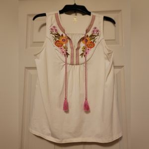 Spartina sleeveless knit blouse